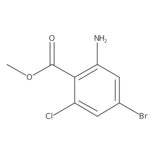 Methyl 2-amino-4-bromo-6-chlorobenzoate Structure