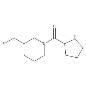 3-(Fluoromethyl)-1-prolylpiperidine Structure