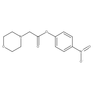 4-Nitrophenyl 4-morpholineacetate结构式