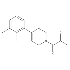2-Chloro-1-[4-(2,3-dimethylphenyl)-1,2,3,6-tetrahydropyridin-1-yl]propan-1-one Structure