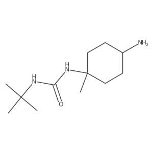 1-(4-Amino-1-methylcyclohexyl)-3-tert-butylurea Structure