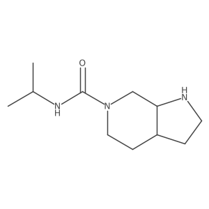 rac-(3aR,7aR)-N-(propan-2-yl)-octahydro-1H-pyrrolo[2,3-c]pyridine-6-carboxamide Structure