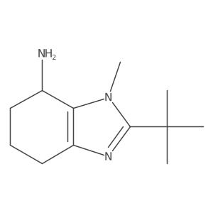 2-tert-butyl-1-methyl-4,5,6,7-tetrahydro-1H-1,3-benzodiazol-7-amine Structure