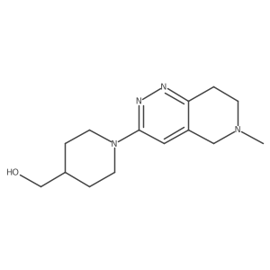 (1-{6-methyl-5H,6H,7H,8H-pyrido[4,3-c]pyridazin-3-yl}piperidin-4-yl)methanol结构式