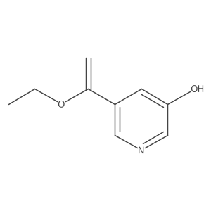 5-(1-Ethoxyethenyl)pyridin-3-ol Structure