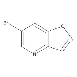 6-Bromo-[1,2]oxazolo[4,5-b]pyridine结构式