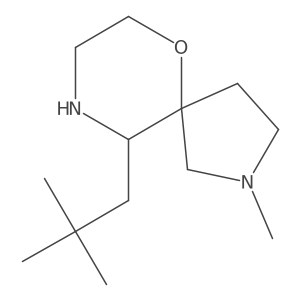10-(2,2-Dimethylpropyl)-2-methyl-6-oxa-2,9-diazaspiro[4.5]decane Structure