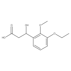 (3R)-3-(3-ethoxy-2-methoxyphenyl)-3-hydroxypropanoic acid Structure