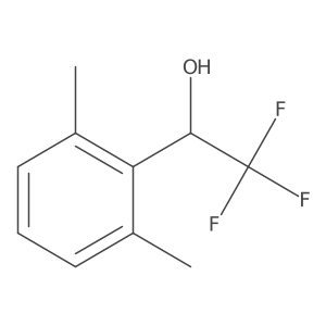 (1S)-1-(2,6-dimethylphenyl)-2,2,2-trifluoroethan-1-ol结构式