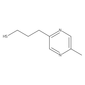 3-(5-Methylpyrazin-2-yl)propane-1-thiol结构式