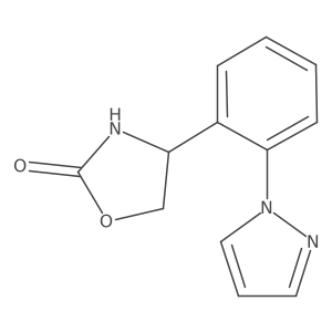 4-[2-(1H-pyrazol-1-yl)phenyl]-1,3-oxazolidin-2-one Structure