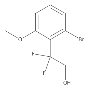 2-(2-Bromo-6-methoxyphenyl)-2,2-difluoroethan-1-ol Structure