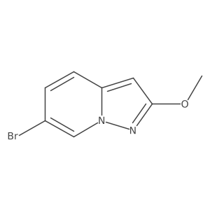 6-Bromo-2-methoxypyrazolo[1,5-a]pyridine结构式