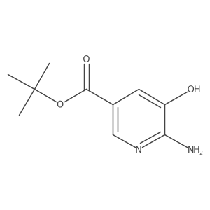 Tert-butyl 6-amino-5-hydroxypyridine-3-carboxylate Structure