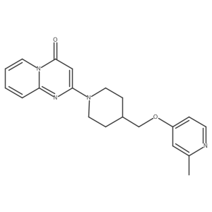 2-(4-{[(2-methylpyridin-4-yl)oxy]methyl}piperidin-1-yl)-4H-pyrido[1,2-a]pyrimidin-4-one Structure