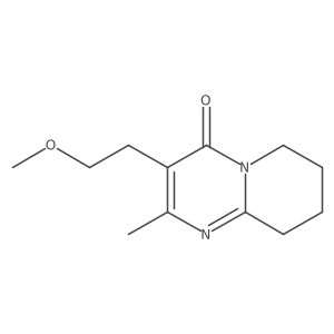 3-(2-Methoxyethyl)-2-methyl-6,7,8,9-tetrahydro-4H-pyrido[1,2-a]pyrimidin-4-one结构式
