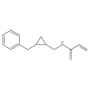 N-[(2-Benzylcyclopropyl)methyl]prop-2-enamide Structure