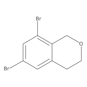 6,8-Dibromo-3,4-dihydro-1H-2-benzopyran Structure