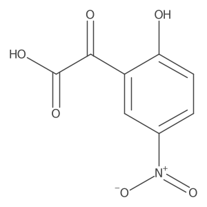 2-(2-Hydroxy-5-nitrophenyl)-2-oxoacetic acid结构式