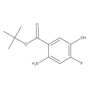 Tert-butyl 2-amino-4-fluoro-5-hydroxybenzoate结构式