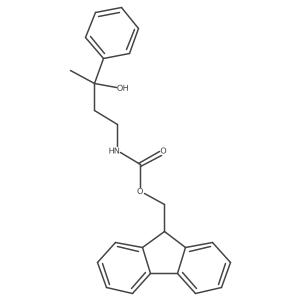 (9H-fluoren-9-yl)methyl N-(3-hydroxy-3-phenylbutyl)carbamate Structure