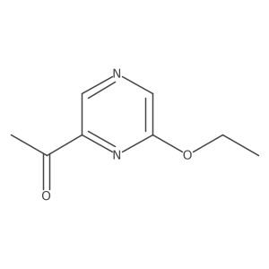 1-(6-Ethoxy-2-pyrazinyl)ethanone结构式