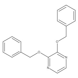 2,3-Bis(phenylmethoxy)pyrazine Structure