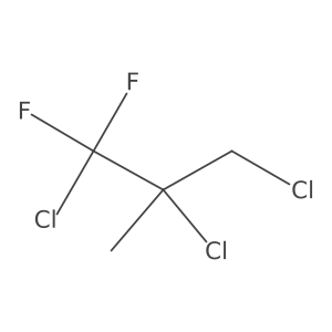 1,2,3-Trichloro-1,1-difluoro-2-methylpropane Structure