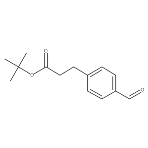 3-(4-Formylphenyl)-propionic acid tert-butyl ester Structure