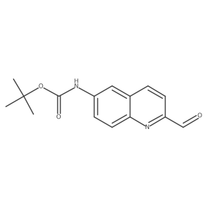 tert-Butyl (2-formylquinolin-6-yl)carbamate Structure