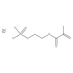 Sodium 2-(methacryloyloxy)ethyl phosphate Structure