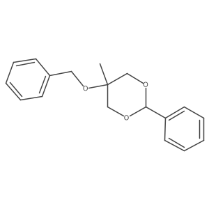 5-Methyl-2-phenyl-5-phenylmethoxy-1,3-dioxane Structure