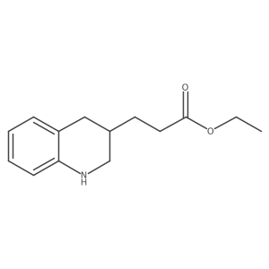 Ethyl 3-(1,2,3,4-tetrahydro-3-quinolyl)propionate Structure