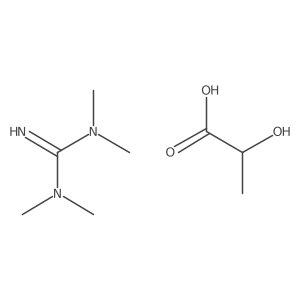 1,1,3,3-Tetramethylguanidine 2-hydroxypropanoate结构式