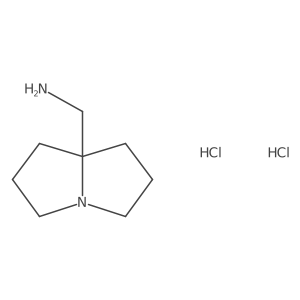(Tetrahydro-1H-pyrrolizin-7a(5H)-ylmethyl)amine dihydrochloride结构式