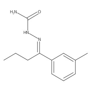Hydrazinecarboxamide, 2-[1-(3-methylphenyl)butylidene]-结构式