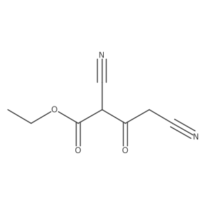 Ethyl 2,4-dicyano-3-oxobutanoate结构式