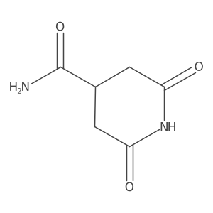 2,6-Dioxopiperidine-4-carboxamide结构式