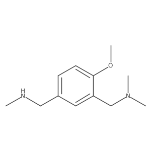 ({2-Methoxy-5-[(methylamino)methyl]phenyl}methyl)dimethylamine Structure