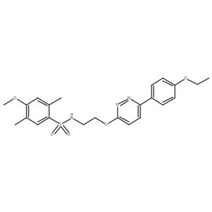 N-(2-((6-(4-ethoxyphenyl)pyridazin-3-yl)oxy)ethyl)-4-methoxy-2,5-dimethylbenzenesulfonamide Structure