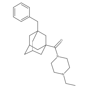 (3-Benzyl-adamantan-1-yl)-(4-ethyl-piperazin-1-yl)-methanone Structure