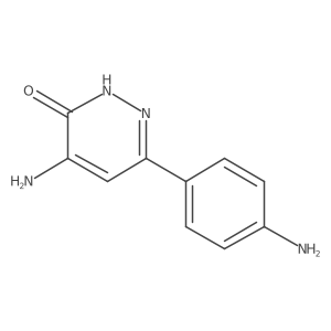 4-Amino-6-(4-aminophenyl)-3(2h)-pyridazinone Structure