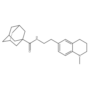 N-[2-(1-methyl-1,2,3,4-tetrahydroquinolin-6-yl)ethyl]adamantane-1-carboxamide Structure