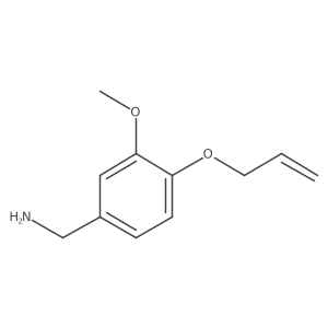(3-Methoxy-4-prop-2-enoxyphenyl)methanamine结构式