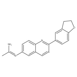 N'-[2-(2,3-dihydro-1-benzofuran-5-yl)quinazolin-6-yl]ethanimidamide Structure