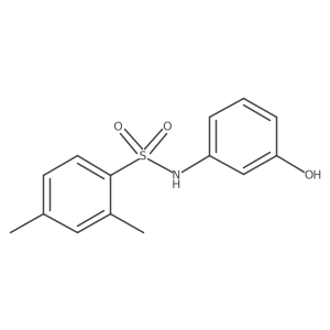 [(2,4-Dimethylphenyl)sulfonyl](3-hydroxyphenyl)amine结构式