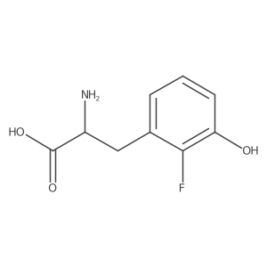 2-Amino-3-(2-fluoro-3-hydroxyphenyl)propanoic acid Structure