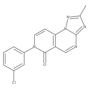 7-(3-chlorophenyl)-2-methylpyrido[3,4-e][1,2,4]triazolo[1,5-a]pyrimidin-6(7H)-one Structure