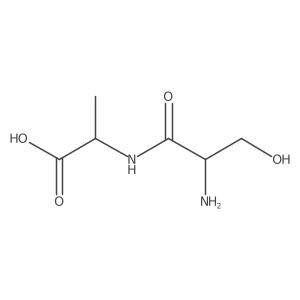 D-Alanine, N-D-seryl- Structure