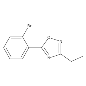 CCc1noc(-c2ccccc2Br)n1结构式